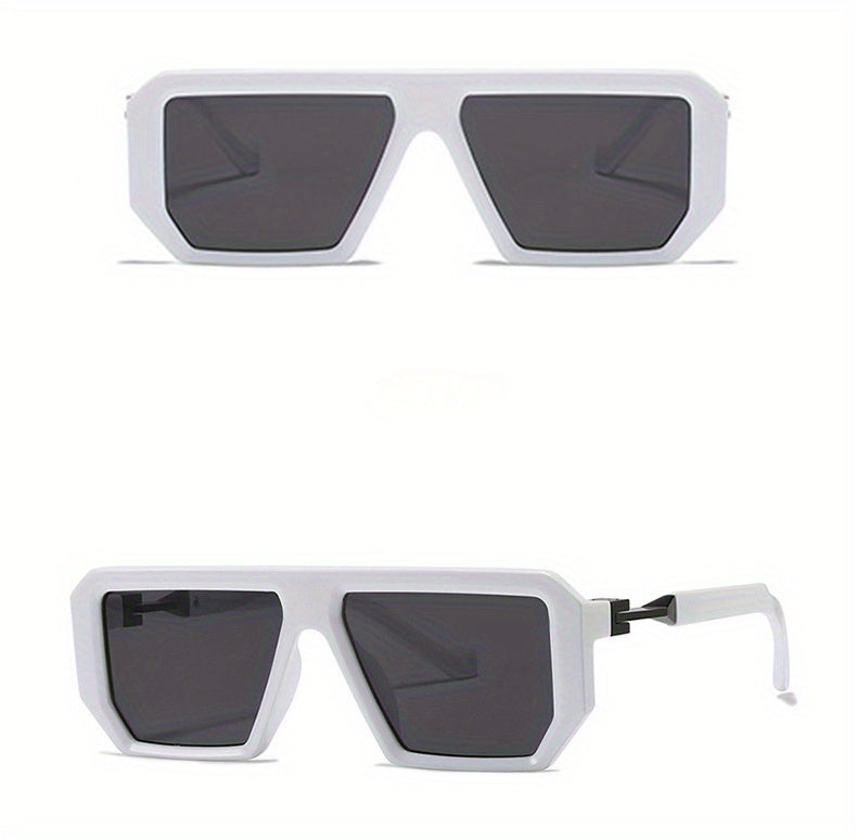 MePanda Unisex Square Frame Fashion Glasses - Lightweight Black & Golden Accents,, Includes Case & Microfiber Cloth for & Daily Casual Wear, Stylish Eyewear, Highquality Lenses, Trendy Eyewear, Everyday Use