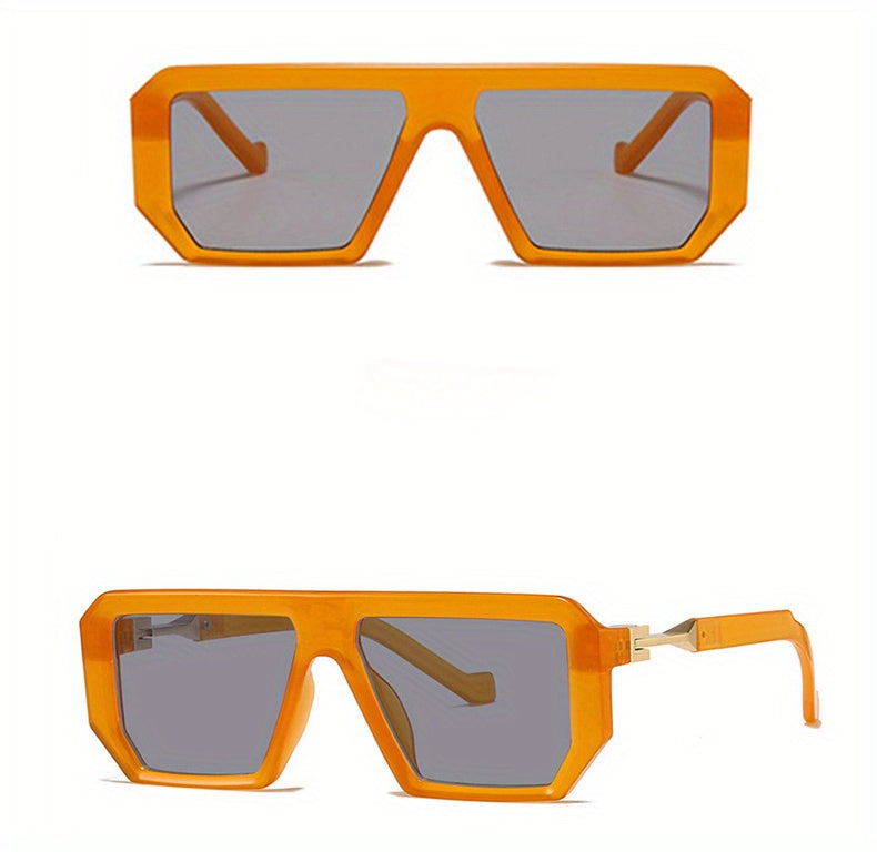 MePanda Unisex Square Frame Fashion Glasses - Lightweight Black & Golden Accents,, Includes Case & Microfiber Cloth for & Daily Casual Wear, Stylish Eyewear, Highquality Lenses, Trendy Eyewear, Everyday Use