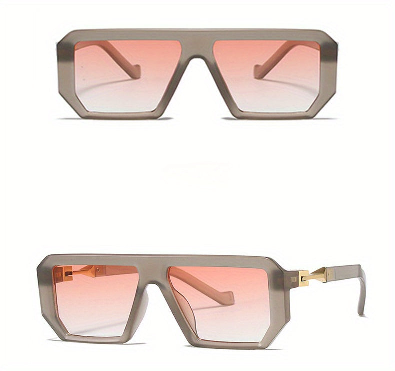 MePanda Unisex Square Frame Fashion Glasses - Lightweight Black & Golden Accents,, Includes Case & Microfiber Cloth for & Daily Casual Wear, Stylish Eyewear, Highquality Lenses, Trendy Eyewear, Everyday Use