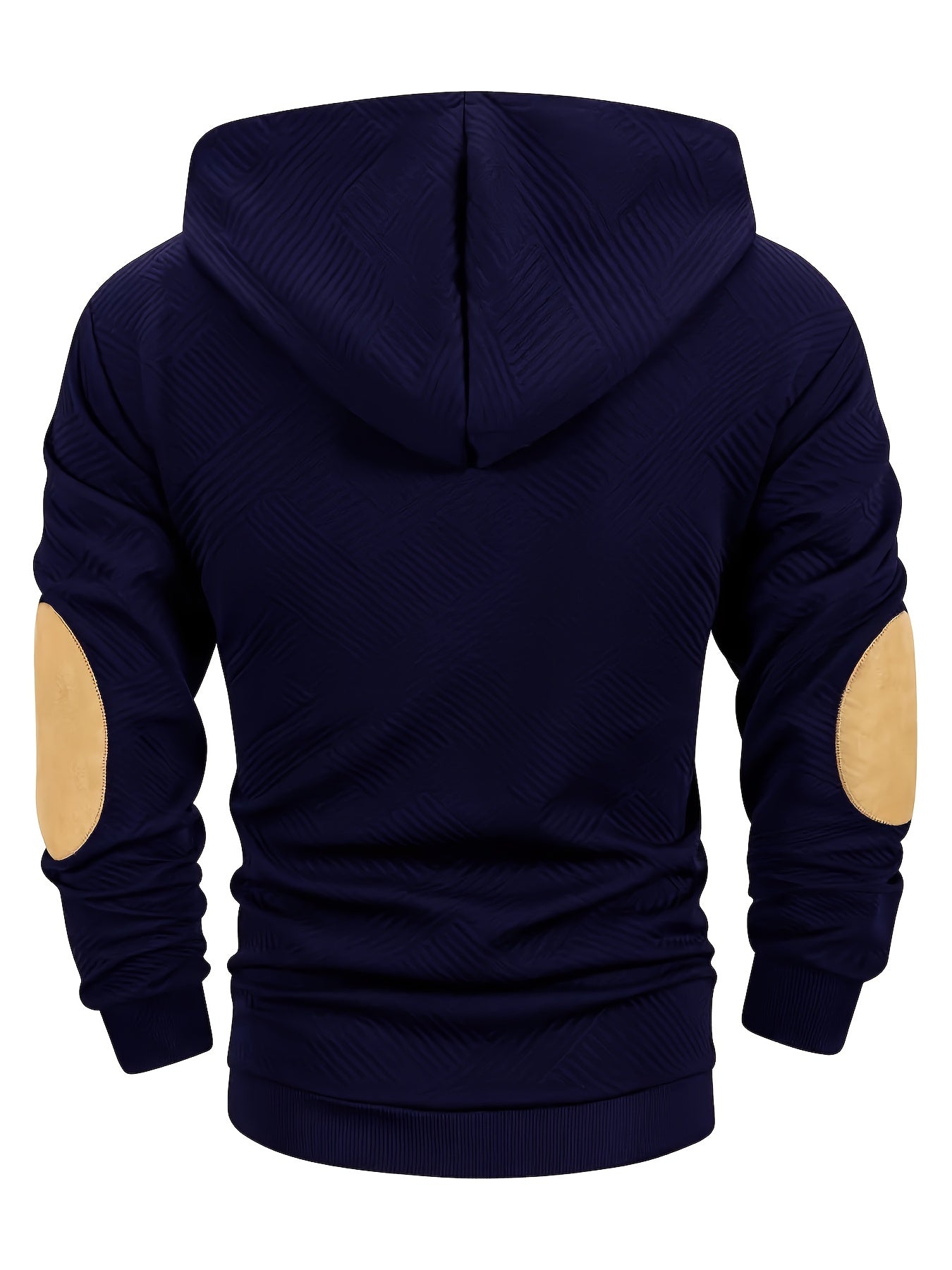 Men's Casual Fashion Set Knitted Jacquard Sweatshirt and Pants Two-Piece Set