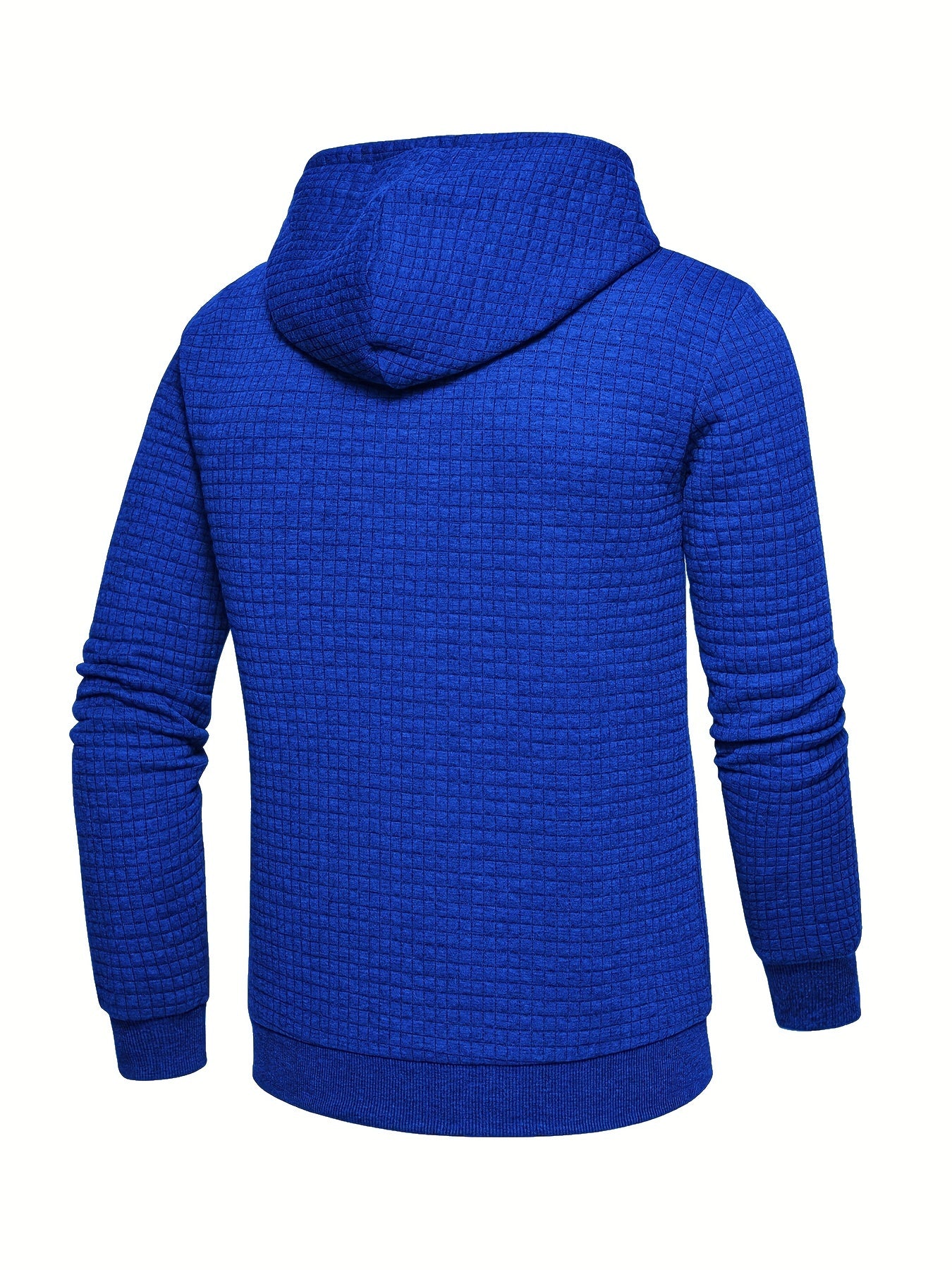 Men's Performance Hoodie - Moisture-Wicking, Lightweight, Black Textured Fabric with Copper Zipper Detail | Ideal for Outdoor Activities, Running & Casual Wear | Long Sleeve, Polyester Blend