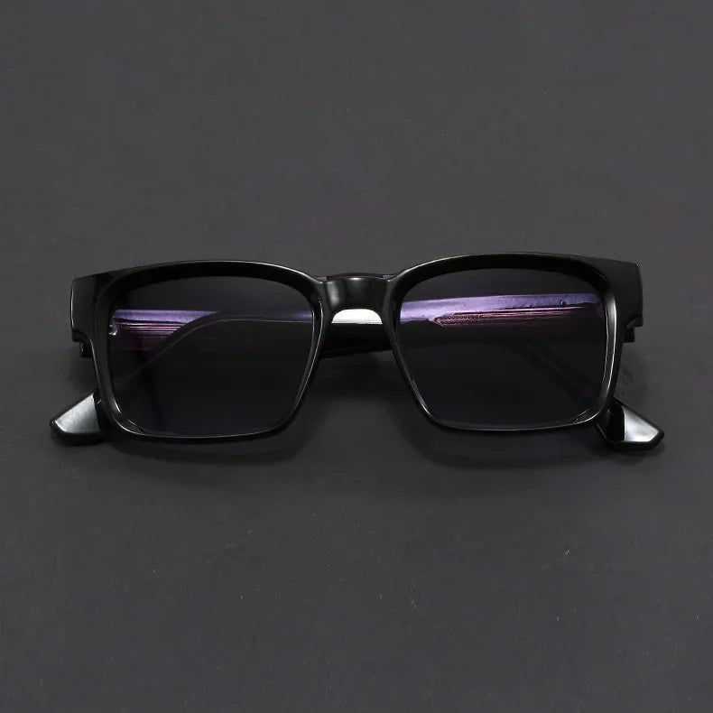 New Men's Advanced Ultra Light Coarse Frame Fashion Square Sunglasses Women Men Trendy Anti Mist Outdoor Driving Shades UV400