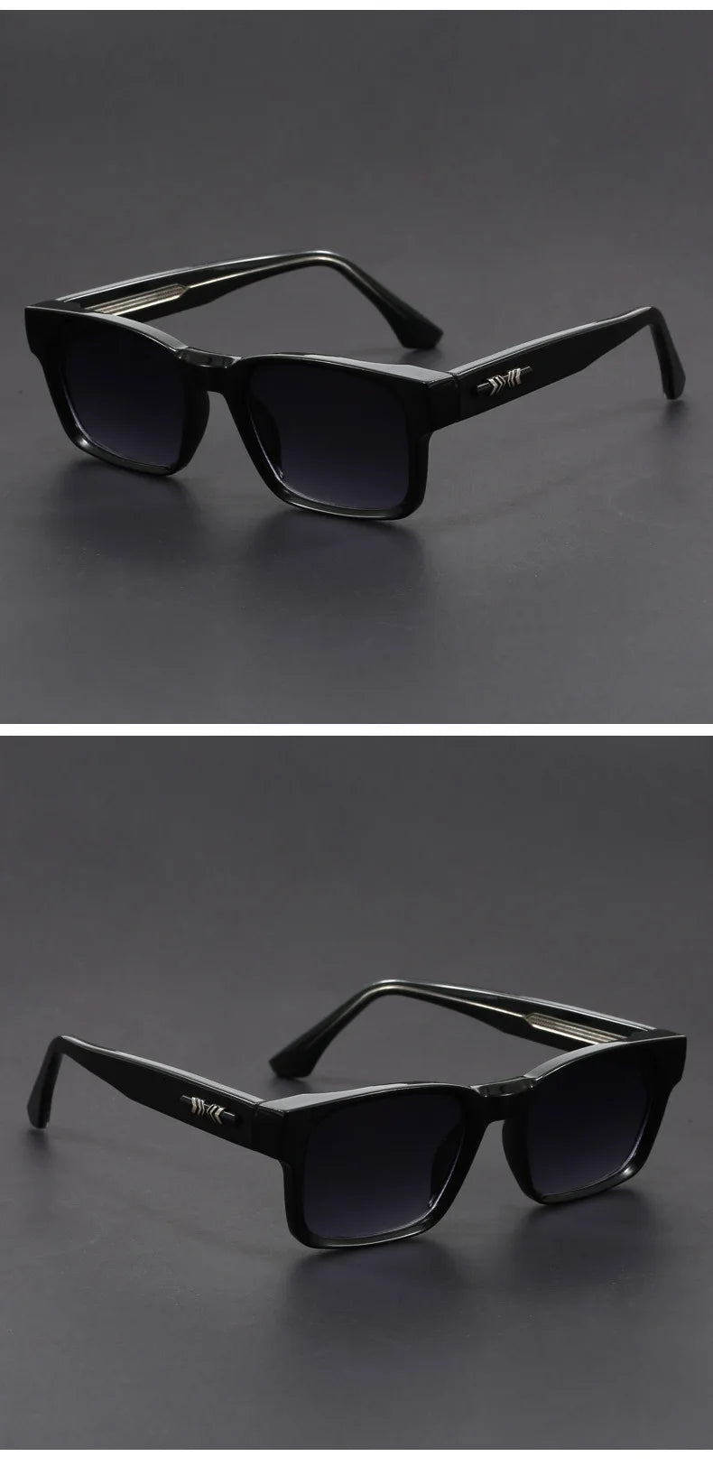 New Men's Advanced Ultra Light Coarse Frame Fashion Square Sunglasses Women Men Trendy Anti Mist Outdoor Driving Shades UV400