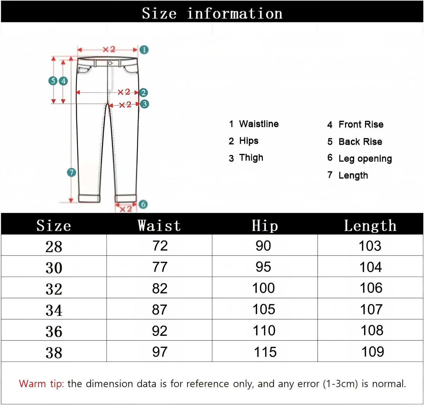 Men's Jeans Black And White Slim Fit Stretch Denim Pants Casual Mid Waist Spring Trousers