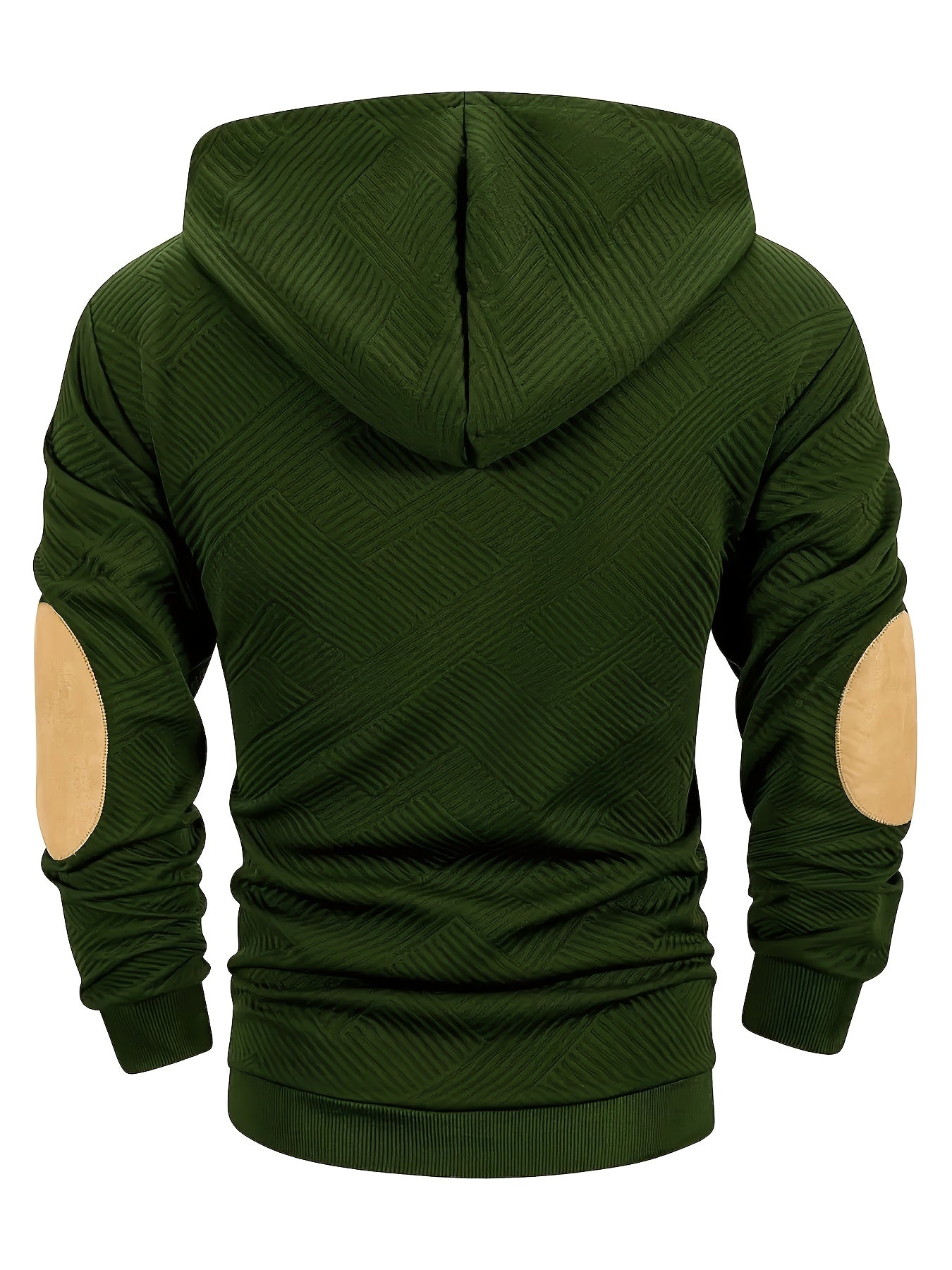 Men's Casual Fashion Set Knitted Jacquard Sweatshirt and Pants Two-Piece Set