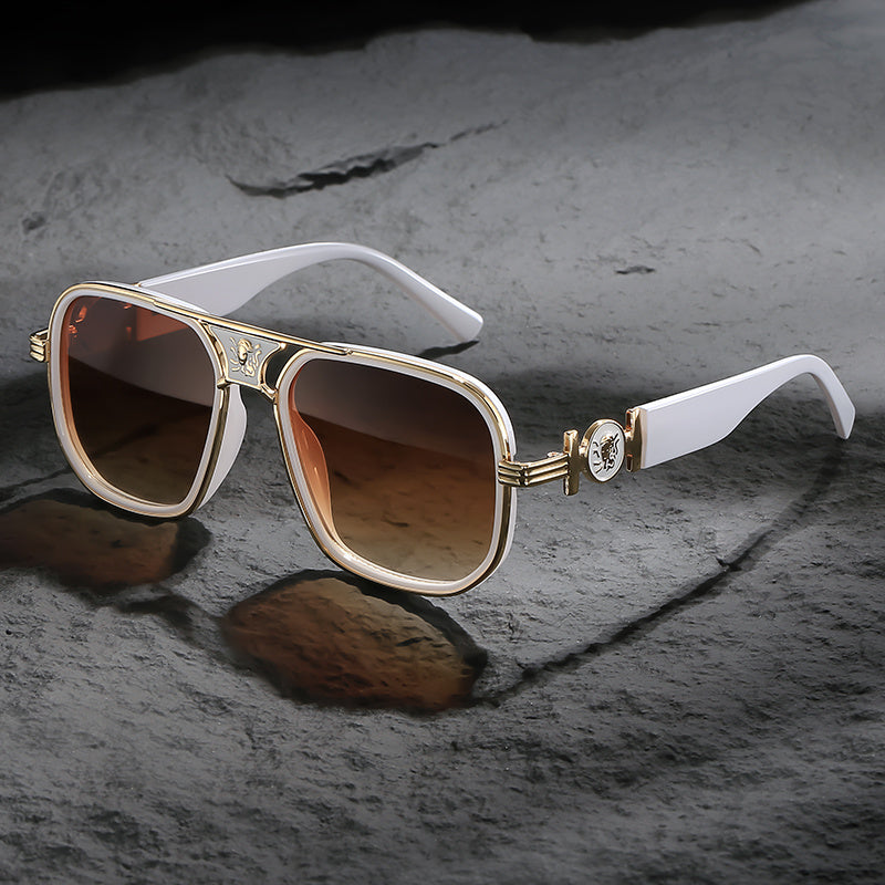 Royal Crest Aviator Sunglasses