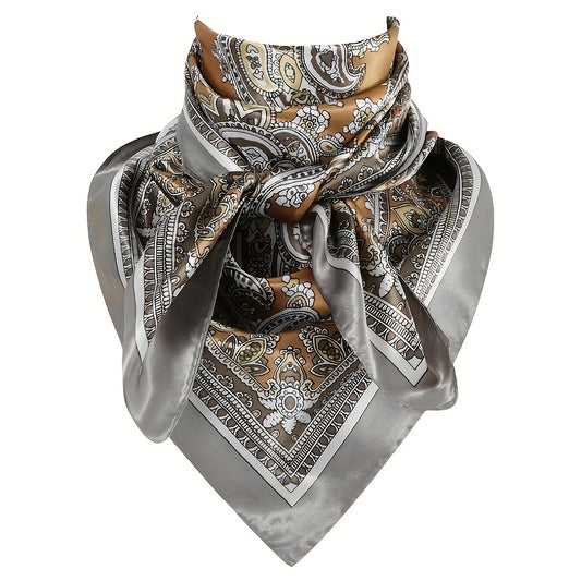 Western Paisley Satin Bandana