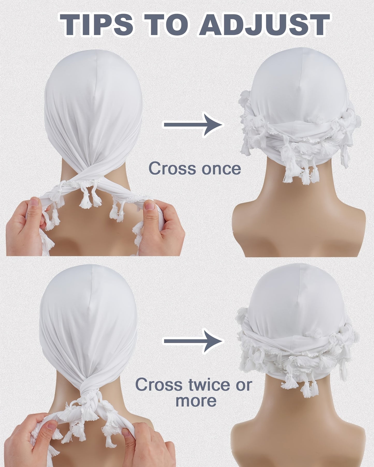 4pcs Funky Retro Tassel Headbands & Pirate Hats - Modal, Stretch Fabric for Men, Funky Personality Style