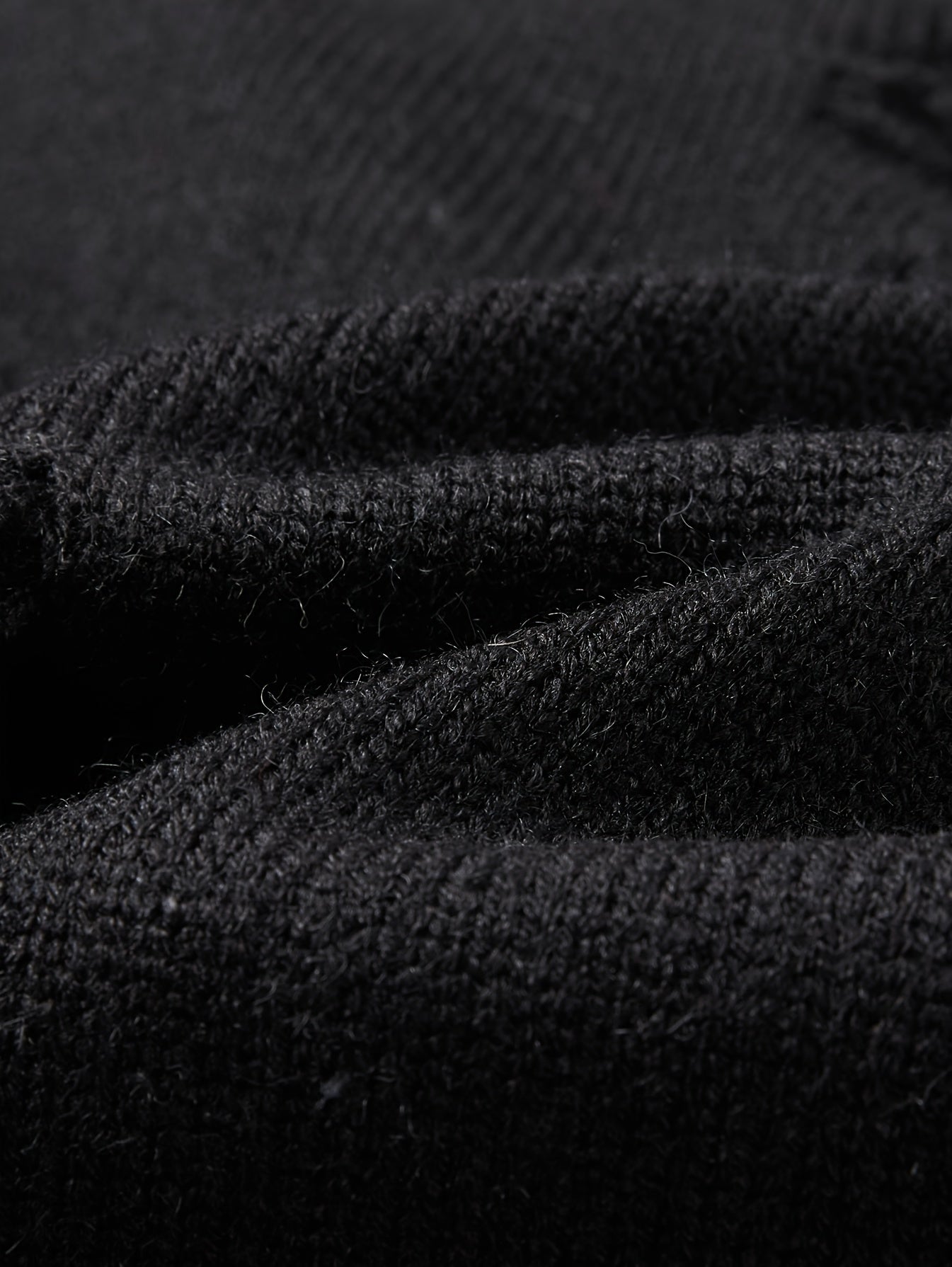 Temujin OBM Men's Distressed Knit Sweater - Casual Chic Pullover with Asymmetrical Frayed Hem, Drop Shoulder Sleeves & Round Neck, Machine Washable Solid Color Long Sleeve Shirt for Autumn/Winter, Versatile for Casual & Party