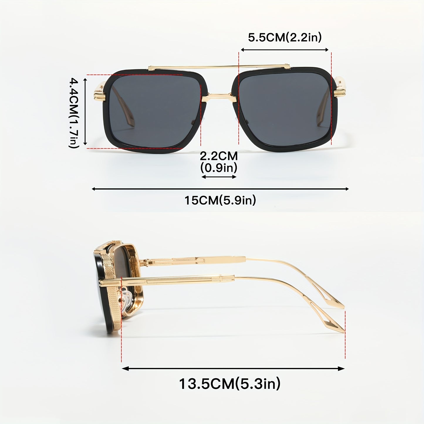 Aviator-Edge Gradient Sunglasses