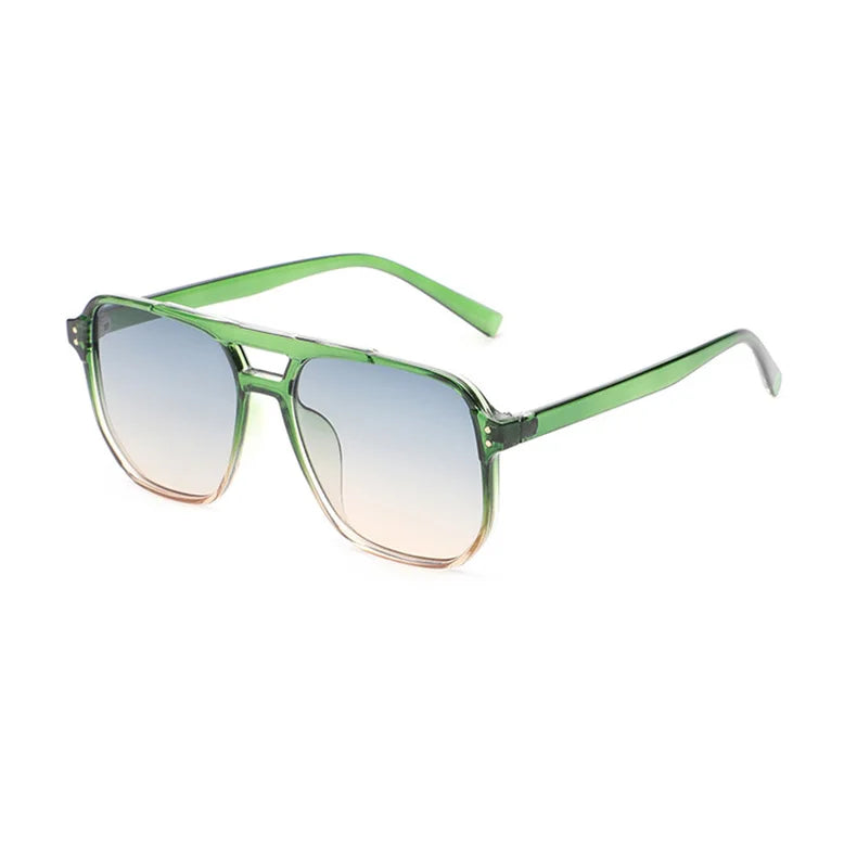 Vibrant Gradient Aviator Sunglasses