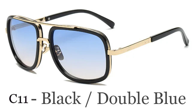 Signature Square Aviator Sunglasses