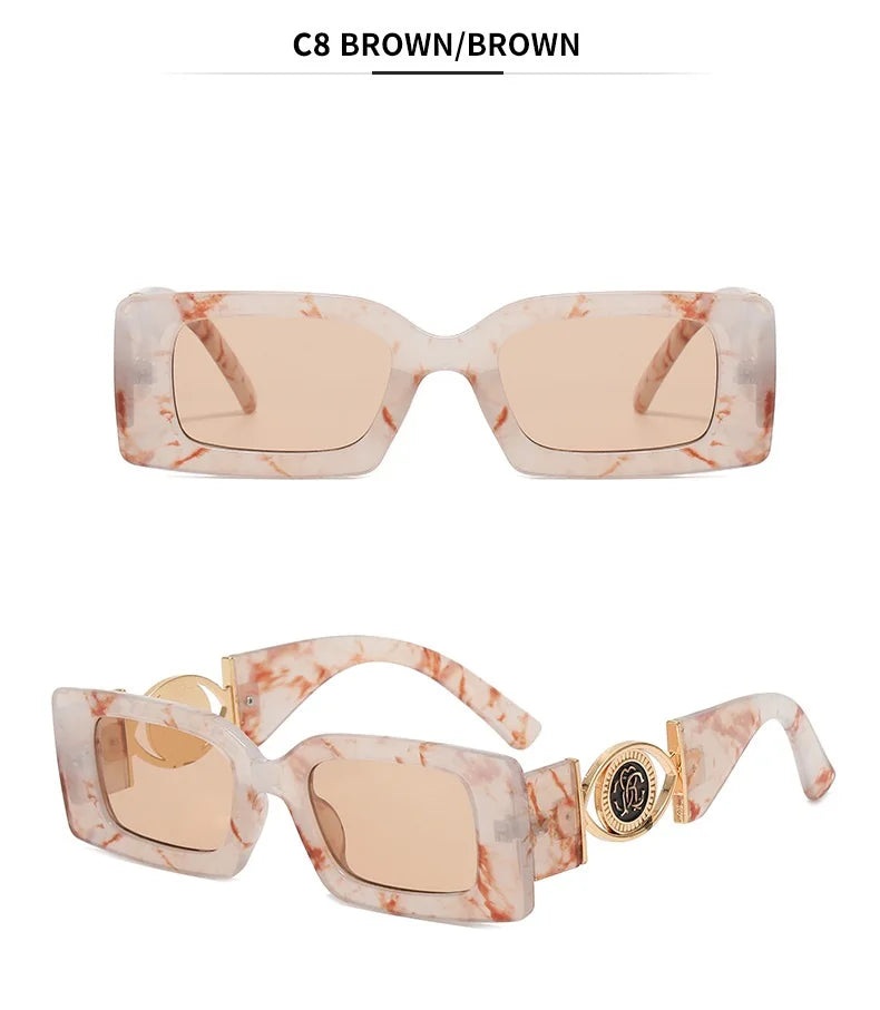 Gold Accent Polarized Sunglasses