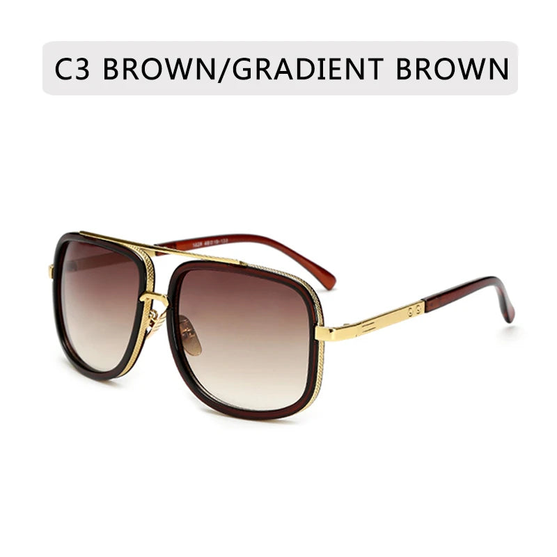 Signature Square Aviator Sunglasses
