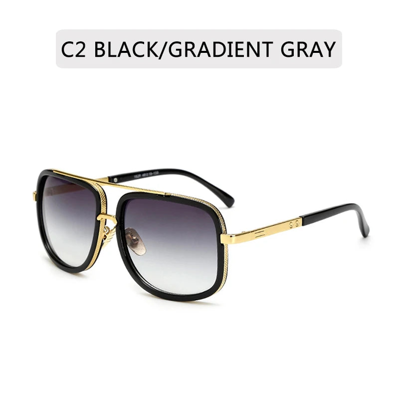 Signature Square Aviator Sunglasses