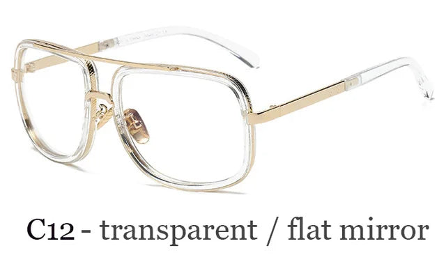 Signature Square Aviator Sunglasses