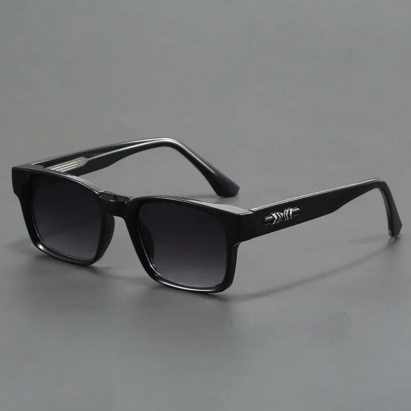 New Men's Advanced Ultra Light Coarse Frame Fashion Square Sunglasses Women Men Trendy Anti Mist Outdoor Driving Shades UV400