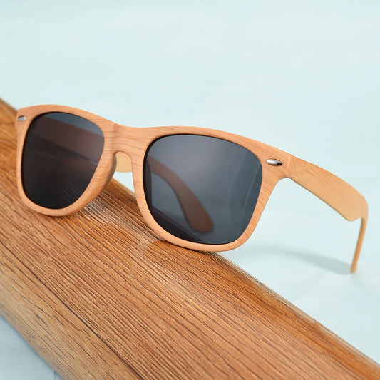 Bamboo Colored Style  Classic Sunglasses