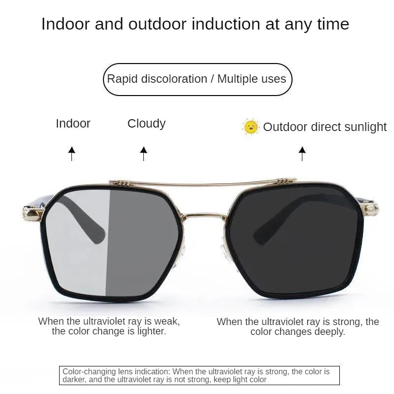 Modern Hexagon Frame HD Polarized Sunglasses
