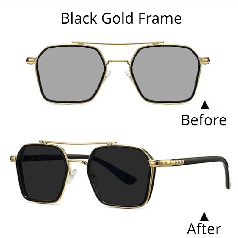 Modern Hexagon Frame HD Polarized Sunglasses