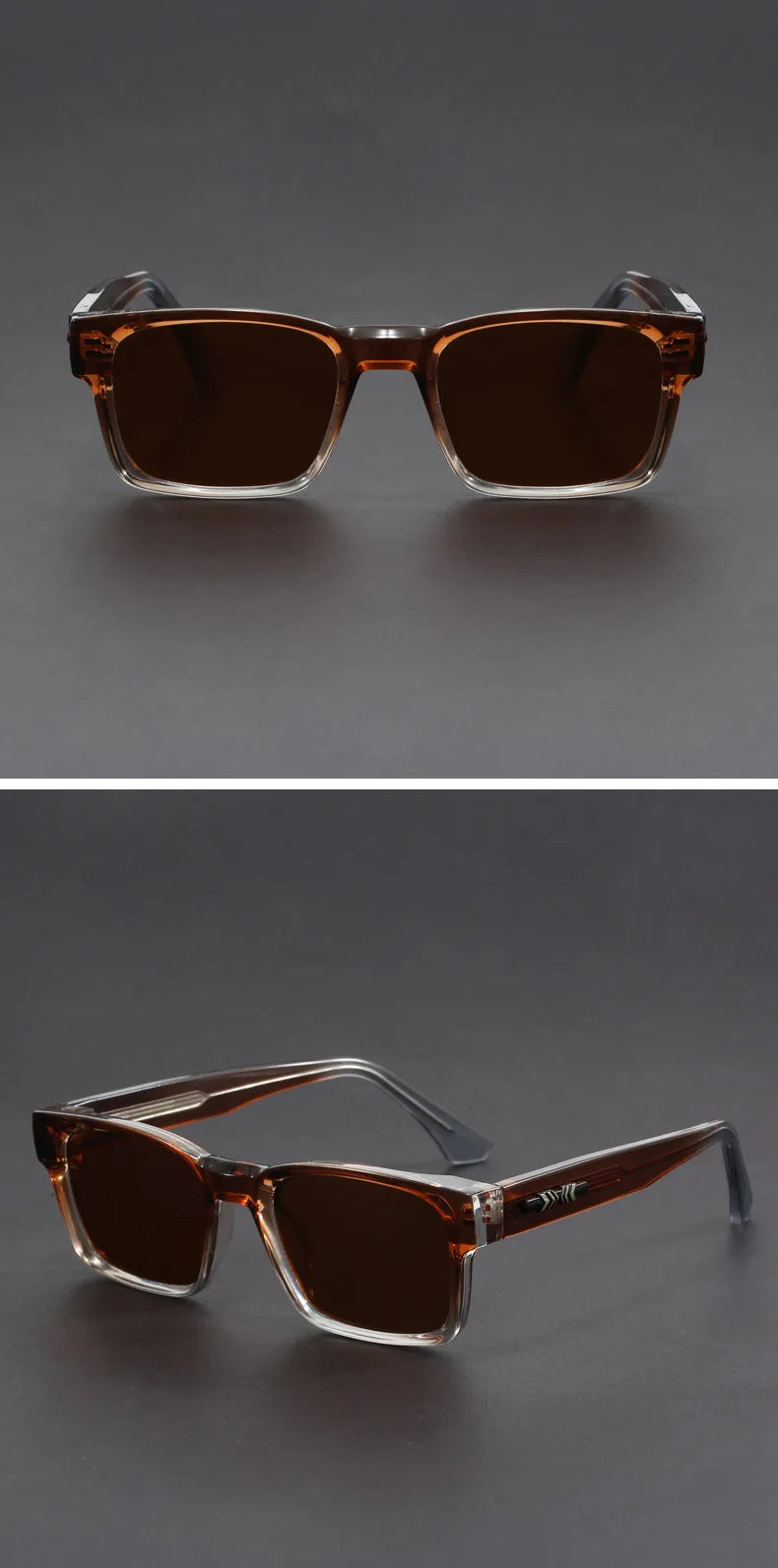 New Men's Advanced Ultra Light Coarse Frame Fashion Square Sunglasses Women Men Trendy Anti Mist Outdoor Driving Shades UV400
