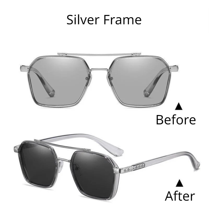 Modern Hexagon Frame HD Polarized Sunglasses