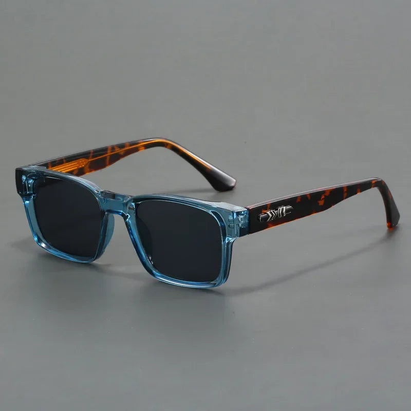 New Men's Advanced Ultra Light Coarse Frame Fashion Square Sunglasses Women Men Trendy Anti Mist Outdoor Driving Shades UV400