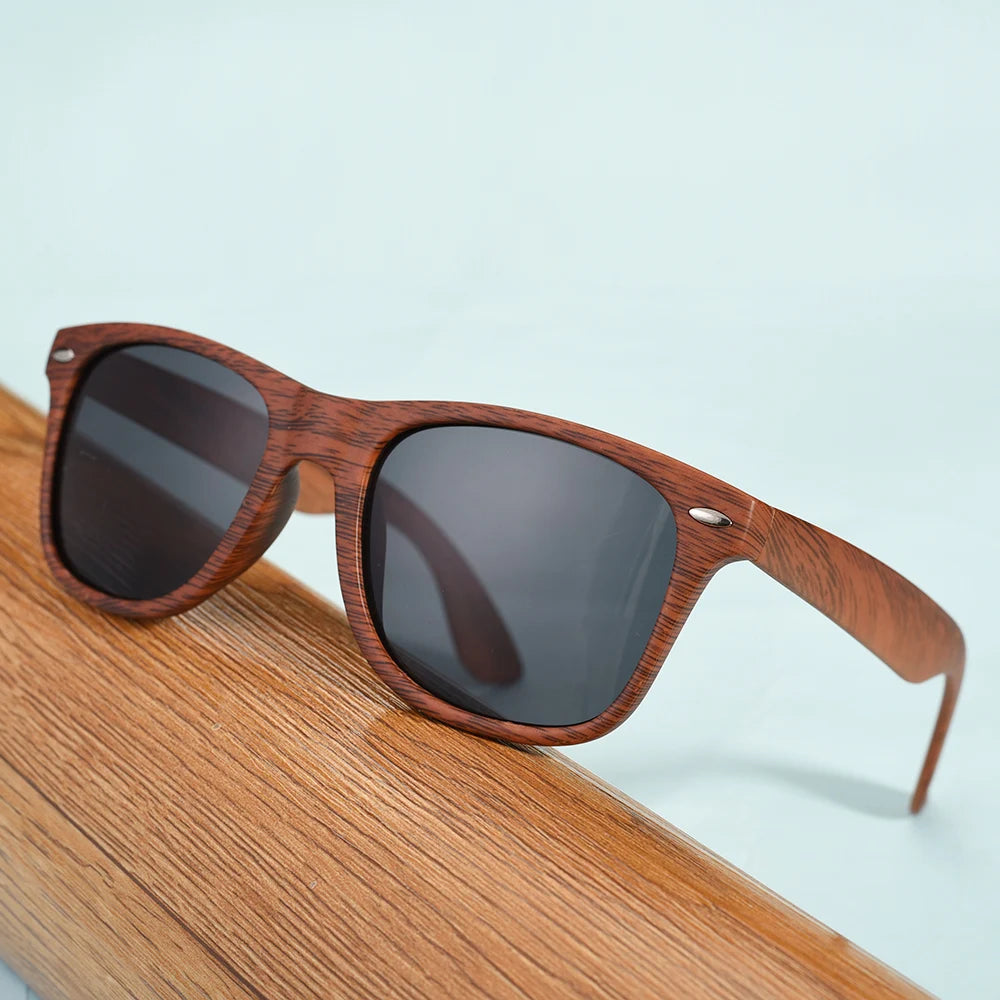Bamboo Colored Style  Classic Sunglasses