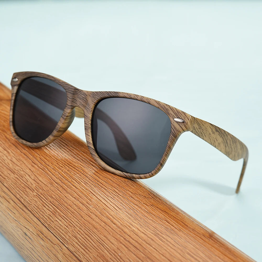 Bamboo Colored Style  Classic Sunglasses