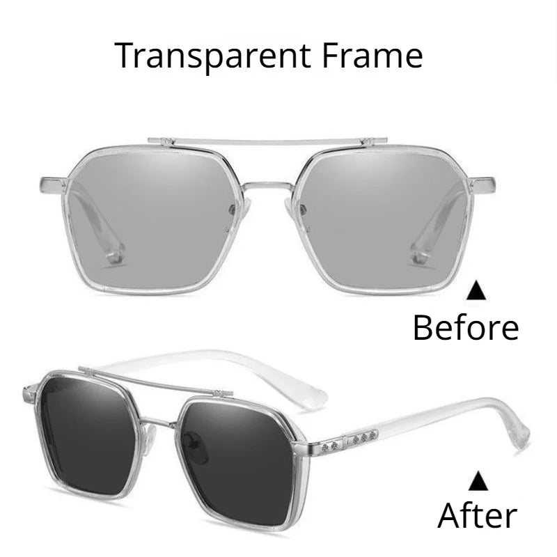 Modern Hexagon Frame HD Polarized Sunglasses