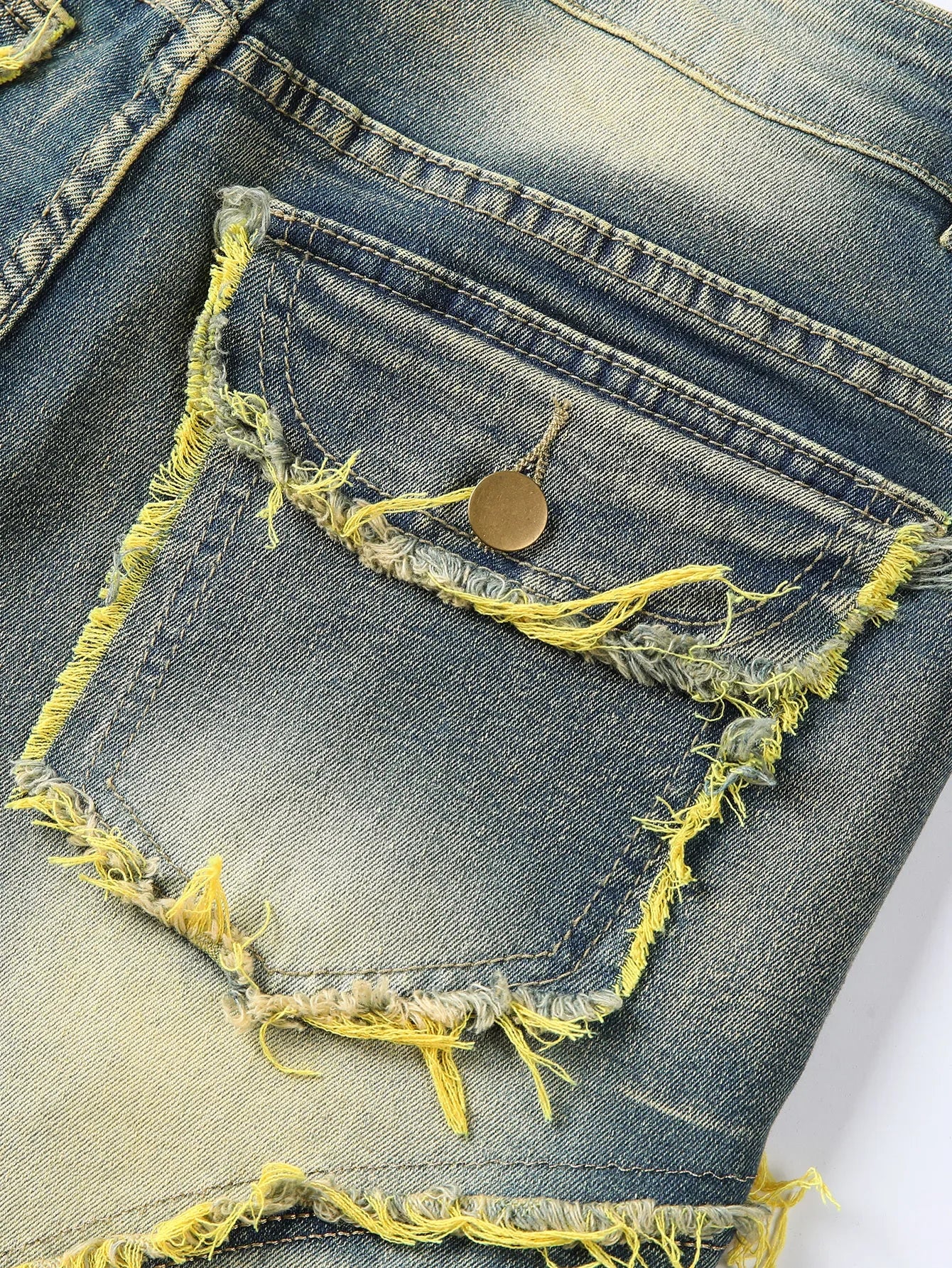 2025 New Men Ripped Stacked Jeans Distressed Slim Fit Skinny Straight Leg Jeans Fashion Hip Hop Denim Pants Casual Streetwear