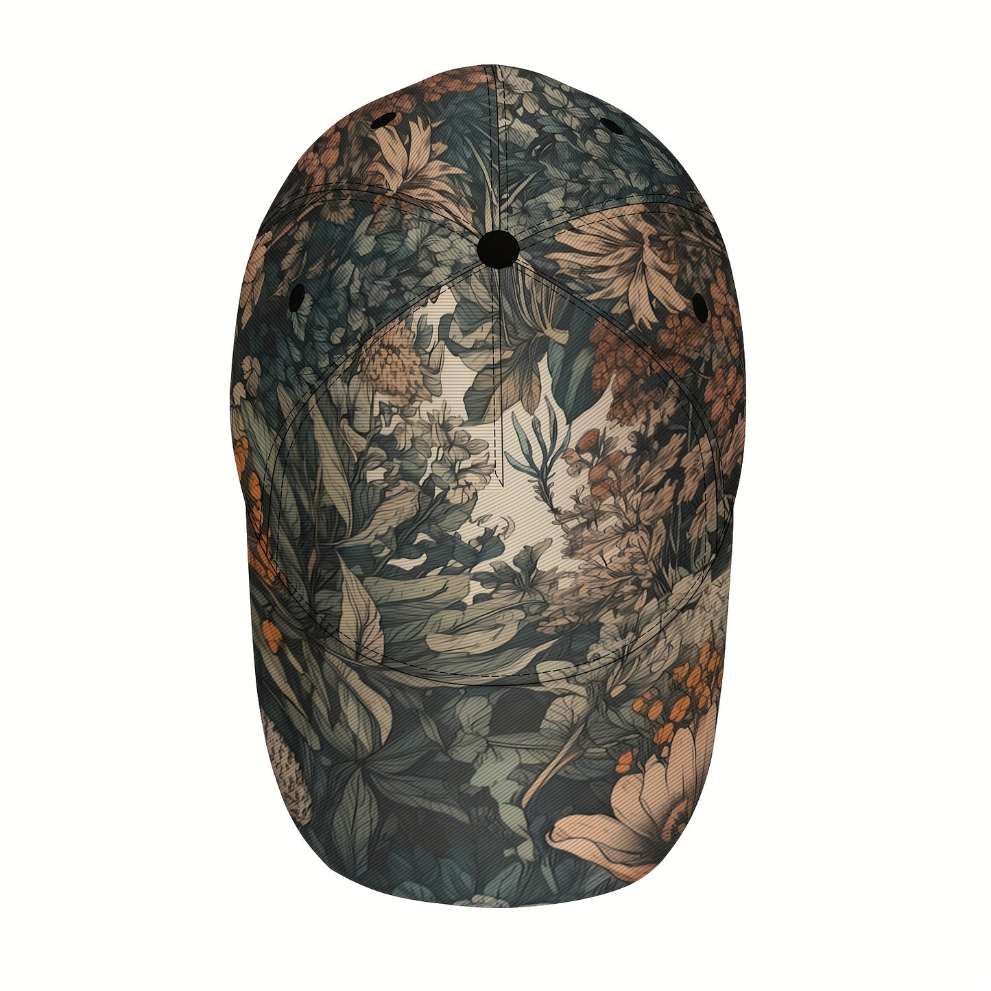 [Bohemian Baseball Cap] Lightweight Polyester Adjustable Baseball Cap | Bohemian Floral Print Snapback with Full Print Design, Ideal for Outdoor Activities, Sports, Travel & Sun Protection, Perfect Gift for Parties, Birthdays